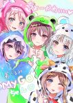  5girls animal_costume bang_dream! bang_dream!_it&#039;s_mygo!!!!! black_hair blue_eyes brown_eyes brown_hair chihaya_anon grey_hair heterochromia kaname_raana long_hair long_sleeves looking_at_viewer multiple_girls mygo!!!!!_(bang_dream!) nagasaki_soyo pink_hair purple_eyes rinringo shiina_taki takamatsu_tomori white_hair yellow_eyes 