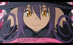  blair purple_hair solo soul_eater vector_trace yellow_eyes 
