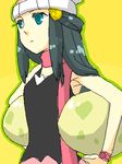  artist_request beanie egg hat hikari_(pokemon) long_hair lowres oekaki pokemon solo 