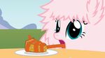  ambiguous_gender askflufflepuff blue_eyes equine fluffle_puff fluffy friendship_is_magic fur horse long_tongue mammal my_little_pony pie pink_fur pony tongue tumbler 