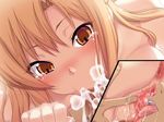  anus asuna_(sao) blush censored cum fujirin licking pussy sucking sword_art_online 