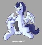  big_penis cappuccino equine feral friendship_is_magic horse horsecock male mammal my_little_pony pegasus penis presenting soarin_(mlp) solo wings wonderbolts_(mlp) 