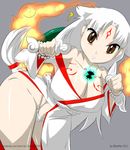  &#332;kami ? ?kami amaterasu anthro arthropod big_breasts breasts canine cleavage clothed clothing cricket deity female gblastman goddess huge_breasts insect looking_at_viewer mammal panties underwear video_games wolf 