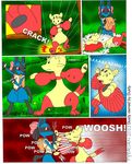  battle comic dusty&#039;s_poke&#039;adventure dusty's_poke'adventure fall female forest fumble lucario mienfoo nintendo pok&#233;mon pok&eacute;mon stance tree tydrian video_games 