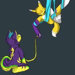  canine comission cute digimon dog duo fox herm husky intersex lagomorph lesh male mammal pinki-husky pose precum purple rabbit renamon stuck waiting walking watcing wiskar yellow you 