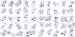  angry apple_bloom_(mlp) babs_seed_(mlp) ball black_and_white bow cape cloud cub cutie_mark_crusaders_(mlp) diamond_tiara_(mlp) equine eyewear female feral flying friendship_is_magic glasses horn horse karol_pawlinski male mammal monochrome my_little_pony pegasus pony scootaloo_(mlp) silver_spoon_(mlp) sketch sweetie_belle_(mlp) tiara twist_(mlp) unicorn wheat wings young 