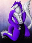  gay herm intersex male maleherm pietro.sergal purple sergal solo 