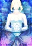  alternate_costume artoria_pendragon_(all) bad_id bad_pixiv_id blonde_hair closed_eyes dress elbow_gloves fate/stay_night fate_(series) gloves highres saber solo washizu0808 