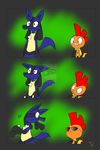  annoying_watermark butt canine dat_ass_(meme) epicguitar humor lucario mammal meme nintendo pok&#233;mon pok&eacute;mon red_eyes scrafty video_games watermark white_eyes 