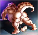  anus balls bent_over biceps birth black black_background blue_background brown brown_fur butt chubby claws dragon egg feline fur hair happy hi_res hybrid invalid_color lion lizard long_hair looking_at_viewer looking_back male manly muscles pecs penis pink pink_background plain_background pregnant presenting presenting_hindquarters red_hair reptile scalie shadow sharp_teeth shiny smile solo spread_legs spreading squint standing teeth thenamesmel whiskers white white_fur 