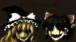  blood creepy duplicate gothic hakurei_reimu kirisame_marisa touhou yukkuri_marisa yukkuri_reimu yukkuri_shiteitte_ne 