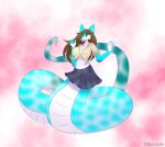 anthro apode canid canine canis clothing coiling cthuwulhu draconcopode dress female hair happy hybrid invalid_tag legless low_res mammal naga reptile scalie serpentine smile snake solo sylvia_(cthuwulhu) wolf