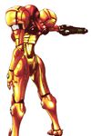  arm_cannon armor helmet highres metroid power_armor samus_aran serene_(gusarme) solo varia_suit weapon 