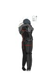  2girls android ariane_yeong battery_indicator black_bodysuit black_footwear black_hair bluechuu bodysuit digitigrade elster_(signalis) heart height_difference highres hug joints kiss mechanical_legs multiple_girls recharging shoes signalis simple_background white_background white_hair yuri 