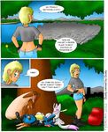  comic dusty female forest group group_sex human kissing lopunny lucario male mammal mienshao nintendo pok&#233;mon pok&eacute;mon sex threesome tree tydrian video_games 