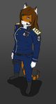  commander conkerbirdy feline female mammal mature officer rebecca_skies sci-fi stripes tiger uniform 