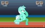  amber_eyes animated cutie_mark equine female friendship_is_magic hair horn horse lyra_(mlp) lyra_heartstrings_(mlp) mammal my_little_pony parody pony running solo two_tone_hair unicorn workingorder 