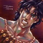  bad_id bad_pixiv_id black_hair blue_eyes character_name clenched_hand fingerless_gloves gloves jojo_no_kimyou_na_bouken jonathan_joestar male_focus nkraae phantom_blood solo 