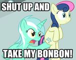  amber_eyes blue_eyes bonbon_(mlp) duo equine female feral friendship_is_magic futurama hair horn horse lyra_(mlp) lyra_heartstrings_(mlp) mammal mcsadat meme my_little_pony navel open_mouth parody pink_hair pony purple_hair two_tone_hair unicorn 