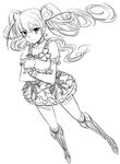  fresh_pretty_cure! minazuki_randoseru monochrome pretty_cure sketch 