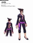  alternate_costume back backless_outfit concept_art drill_hair han_juri high_heels no_socks official_art open_clothes open_shirt shirt shoes side_slit street_fighter street_fighter_iv_(series) twin_drills yin_yang 