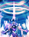  bad_id bad_pixiv_id eva_01 helmet komgakure machinery mecha neon_genesis_evangelion no_humans weapon 