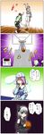  4koma basketball comic highres inaba_tewi kagiyama_hina multiple_girls saigyouji_yuyuko seren_(staphy) touhou translation_request uniform yagokoro_eirin 