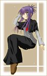  chikage_(sister_princess) necktie purple_hair sister_princess tie 