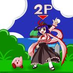  bad_id bad_pixiv_id crossover highres hissaa_(hisser) kirby kirby_(series) nagae_iku touhou 