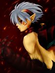  bad_id bad_pixiv_id breath_of_fire breath_of_fire_v horns luc_luc male_focus pointy_ears red_eyes ryuu_(breath_of_fire_v) solo white_hair 