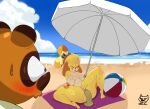animal_crossing anthro beach big_butt blush breasts butt canid canine canis dildo dildo_insertion domestic_dog female gomezcat hi_res isabelle_(animal_crossing) looking_pleasured male mammal masturbation nintendo raccoon_dog sex_toy sex_toy_insertion shih_tzu surprised_expression thick_thighs tom_nook_(animal_crossing) toy_dog