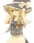  bad_id bad_pixiv_id blonde_hair braid hat jingiruu kirisame_marisa solo touhou witch_hat yellow_eyes 