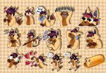 anthro canid canine male mammal skellyroon solo telegram_sticker
