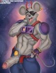  anthro biker_mice_from_mars genitals hi_res lucreteer male mammal modo_(bmfm) mouse murid murine penis pinup pose rodent solo 