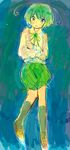  androgynous embarrassed full_body nanzuyo_(gnsi) short_hair shorts solo touhou wriggle_nightbug 