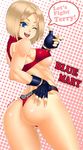  ass blonde_hair blue_mary fatal_fury king_of_fighters shorts solid_air 