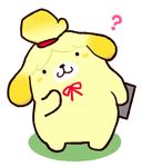  canine chibi dog female isabelle_(animal_crossing) mammal nintendo pompompurin shizue_(animal_crossing) solo unknown_artist video_games 