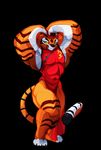  biceps big_muscles feline female gettar82 hyper hyper_muscles hyper_muscular kung_fu_panda mammal master_tigress muscles muscular_female sleuth solo stripes tiger 