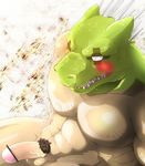  balls beast biceps censored debirobu dorohedoro erection lizard male muscles nude pecs penis presenting reptile scalie solo vein 