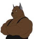  alpha_channel bat biceps big_muscles bust fur male mammal muscles plain_background solo transparent_background vamp_(character) vamplust 
