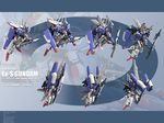  absurdres diagram ex-s_gundam gun gundam gundam_sentinel highres mecha no_humans transformation weapon zoom_layer 