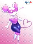  2024 3:4 absurd_res anthro anthrofied big_breasts blush boots breasts cleavage clothed clothing cosplay crossover crossover_cosplay digital_drawing_(artwork) digital_media_(artwork) female footwear full-length_portrait gloves hair handwear heart_symbol heart_tail hi_res looking_at_viewer mammal mario_bros mouse ms._mowz murid murine nintendo one_eye_closed paper_mario paper_mario:_the_thousand_year_door pink_blush pink_inner_ear pink_tail portrait pose purple_nose redbluedude rodent rouge_the_bat round_ears sega simple_background solo sonic_the_hedgehog_(series) star tail tight_clothing watermark white_body white_eyes wide_hips wink winking_at_viewer 