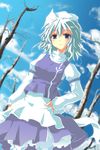  bad_id bad_pixiv_id dress hat letty_whiterock nejime solo touhou white_hair 