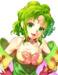  1girl butterfly_wings cape circlet collared_leotard fire_emblem fire_emblem:_the_sacred_stones fire_emblem_heroes gradient_clothes green_eyes green_hair insect_wings jurge l&#039;arachel_(fire_emblem) l&#039;arachel_(resplendent)_(fire_emblem) official_alternate_costume wings wrist_cuffs 