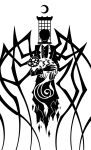  2016 3_tails 5_claws 5_fingers 8_legs alternate_species ambiguous_gender animal_humanoid arachnid arachnid_humanoid arthropod arthropod_humanoid black_and_white bloodborne button_(fastener) cage caged_head claws clothing crescent_moon digital_drawing_(artwork) digital_media_(artwork) duo feral finger_claws fingers fromsoftware front_view fur grin hair hi_res holding_feral humanoid male micolash_(bloodborne) monochrome monster moon multi_leg multi_limb multi_tail rom_the_vacuous_spider_(bloodborne) silhouette simple_background smile sony_corporation sony_interactive_entertainment spider_humanoid suit sunnyclockwork tail tail_tuft topwear tuft vest white_background 