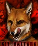  ambiguous_gender badge canine darkicewolf fox licking licking_lips mammal solo tongue 