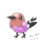  bird feathers fletchling gen_6_pokemon image_sample md5_mismatch no_humans pixiv_sample pmmiaomiao pokemon pokemon_(game) pokemon_xy simple_background white_background 