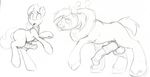  balls big_balls big_macintosh_(mlp) big_penis equine erection feral friendship_is_magic hair horse horsecock looking_at_viewer male mammal my_little_pony penis plain_background pony sbshouseofpancakes sketch thick_penis white_background 