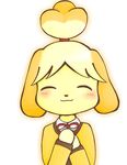  anthro canine dog female isabelle_(animal_crossing) mammal nintendo shizue_(animal_crossing) solo unknown_artist video_games 