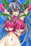  breasts igawa_asagi large_breasts nipples restrained rodeorodeo taimanin_asagi tears tentacle 